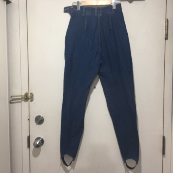 VINTAGE LIZWEAR HIGH WAIST DENIM PANTS SIZE 8 - Picture 3 of 5